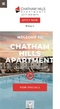 Mobile Screenshot of chathamhillsapts.com